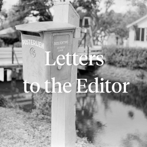 					View Letters to the Editor
				